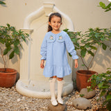 Eloise Kids Collar Dress Anak Perempuan 1-8 Tahun