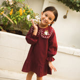 Eloise Kids Collar Dress Anak Perempuan 1-8 Tahun