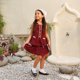 Millie Ruffle Kids Dress Anak Perempuan 1-8 Tahun