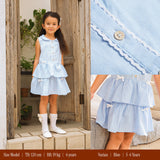 Millie Ruffle Kids Dress Anak Perempuan 1-8 Tahun