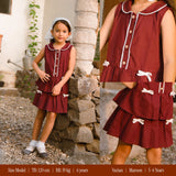 Millie Ruffle Kids Dress Anak Perempuan 1-8 Tahun