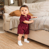 Sylvan Acorn Baby Playsuit Jumper Bayi Unisex Newborn 0-12 Bulan