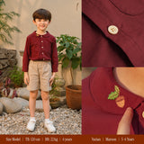 Sylvan Acorn Kids Shirt Kemeja Anak Laki-Laki 1-8 Tahun