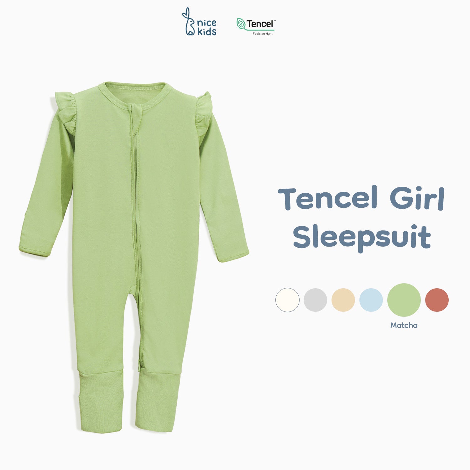 Tencel Sleepsuit Girl