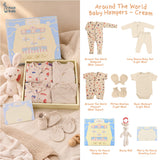 Around The World Baby Hampers Premium 0-12 Bulan Kado Lahiran Bayi Set Pakaian Bayi Newborn (BONUS GREETING CARD)