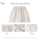 Flex Cargo Skirt Rok Cargo Pendek Anak 1-8 Tahun