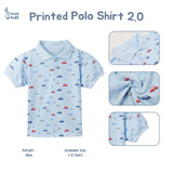 Printed Polo Shirt 2.0 (Kaos Atasan Anak Laki-Laki 1-8 Tahun)