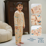 Happy Pals Society Long Kids Pajamas Piyama Anak Lengan Panjang Bermotif 1-8 Tahun