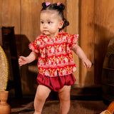 Kutubaru Batik Bodysuit Baby Girl