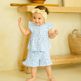 Flower Ruffle Baby Set