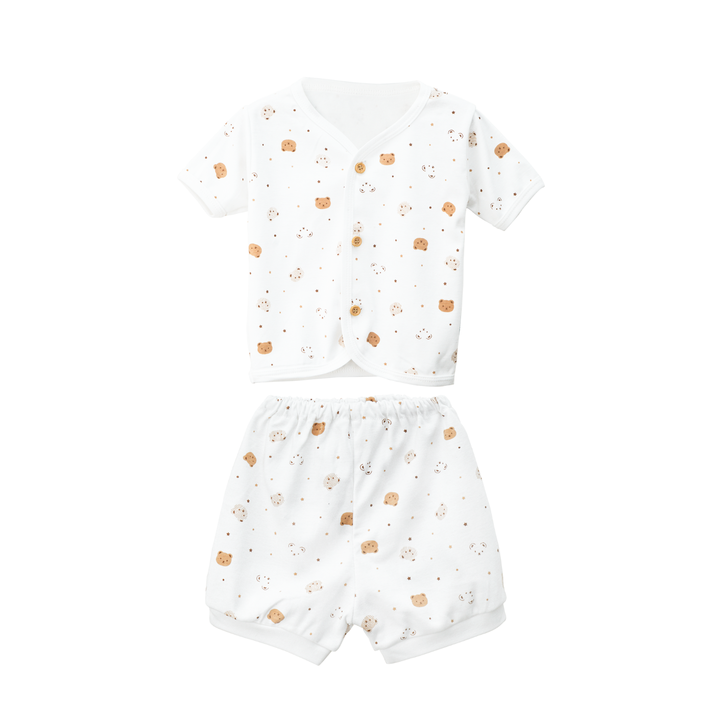 Printed Short Sleeve Baby Pajamas