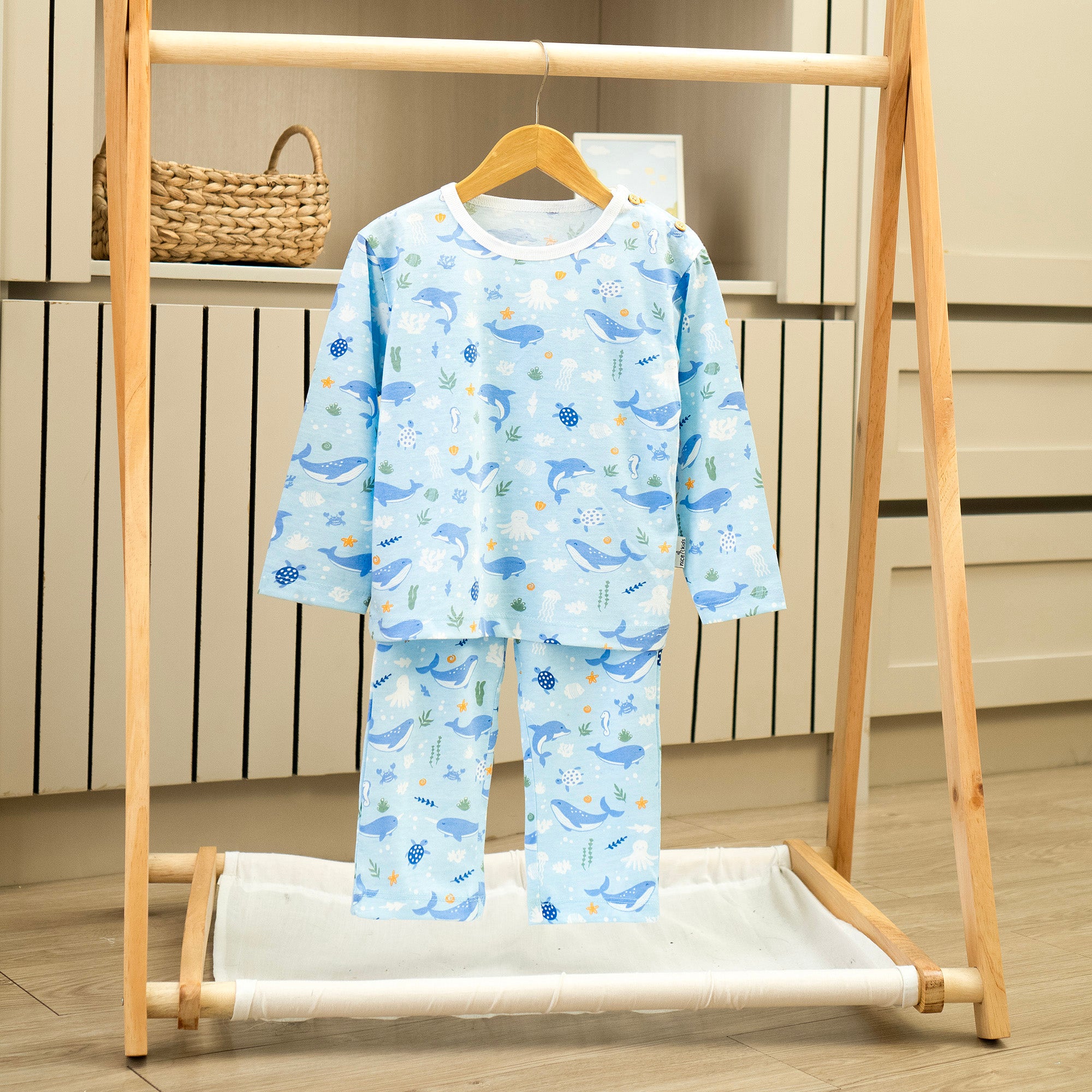 Long Sleeve Kids Pajamas Fauna & Fantasi Collection