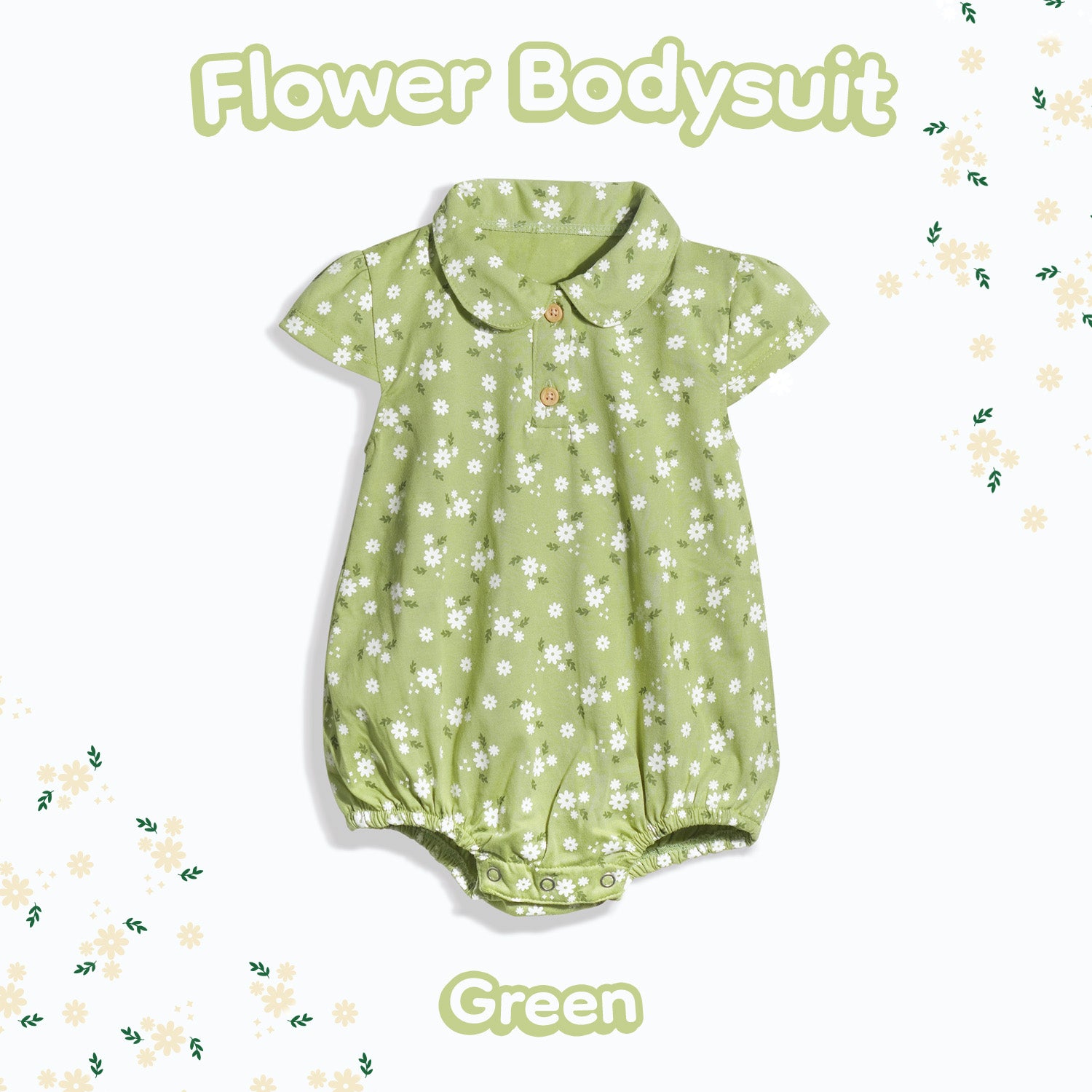 Flower Baby Bodysuit