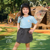 Flex Cargo Skirt Rok Cargo Pendek Anak 1-8 Tahun