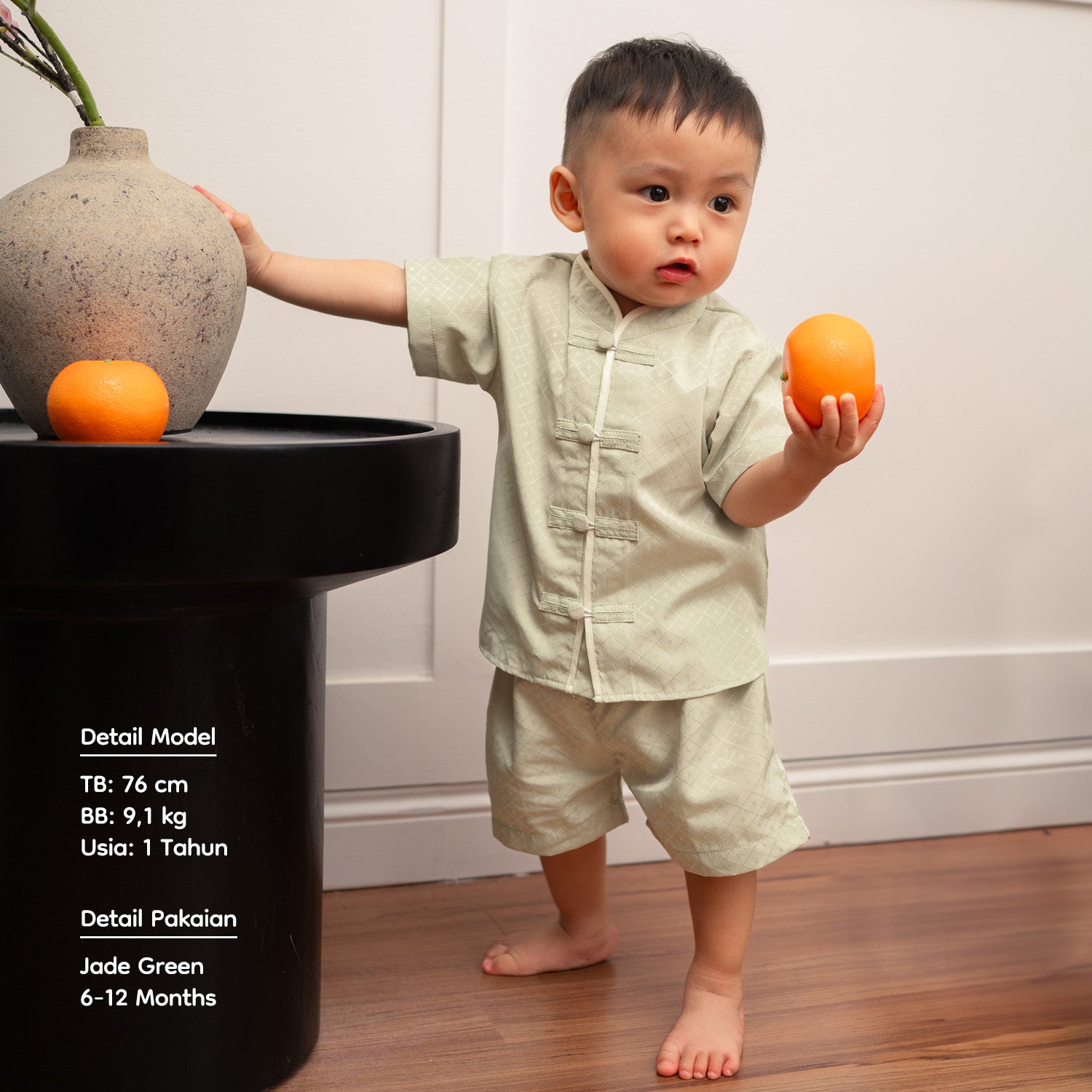 Xiang Baby Boy Cheongsam Set