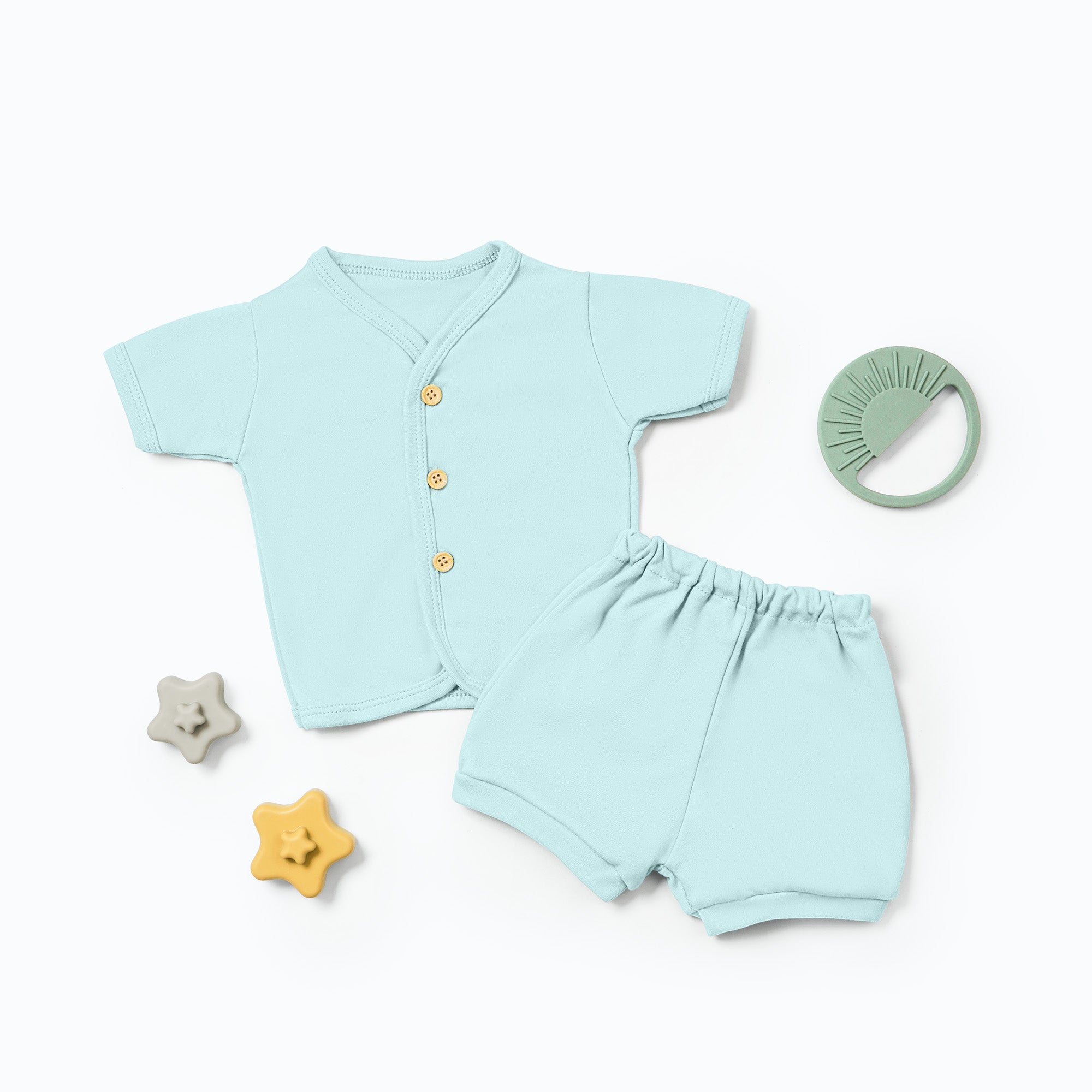 Short Sleeve Baby Pajamas