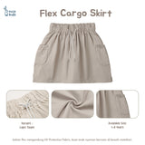Flex Cargo Skirt Rok Cargo Pendek Anak 1-8 Tahun