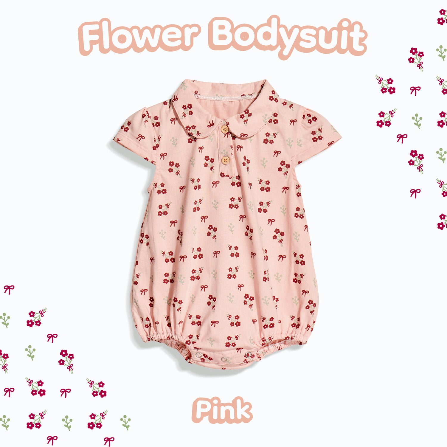 Flower Baby Bodysuit