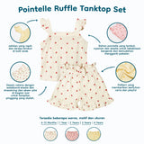 Pointelle Ruffle Tanktop Set | Aegi