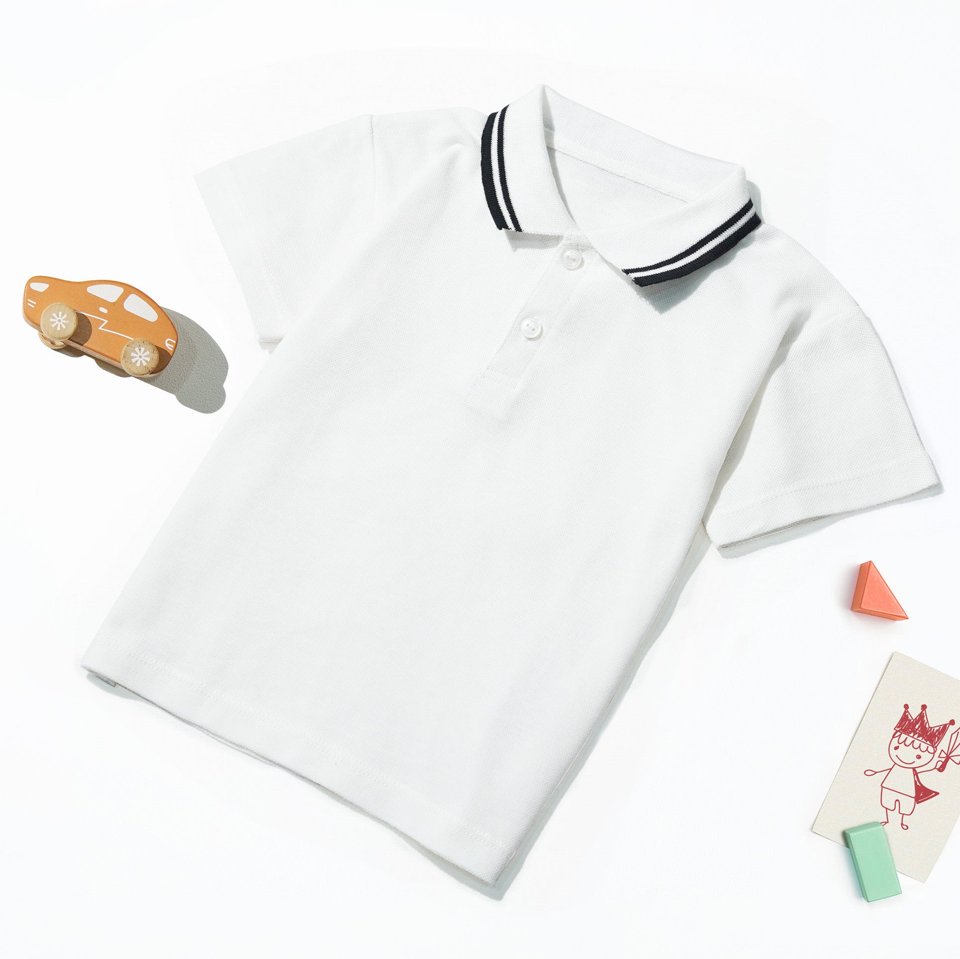 Polo White Stripe Shirt