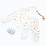 Printed Long Sleeve Baby Pajamas Set