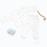 Printed Long Sleeve Baby Pajamas Set