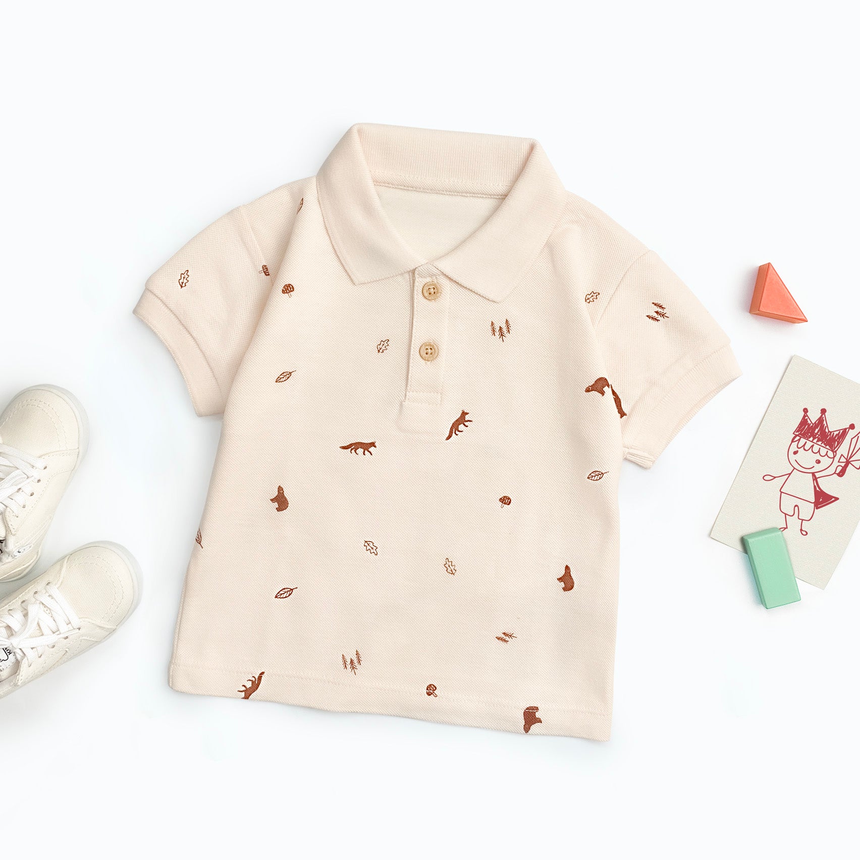 Printed Polo Shirt