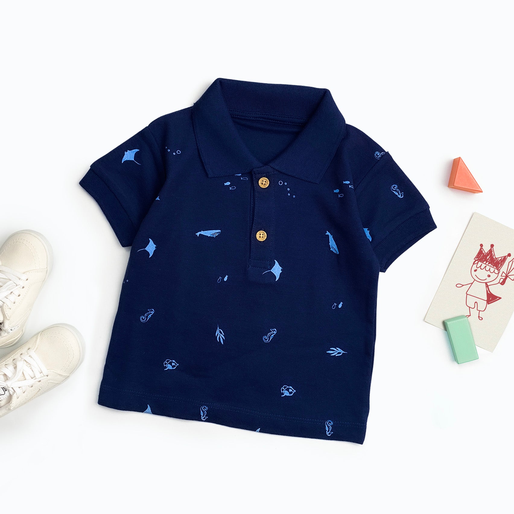 Printed Polo Shirt