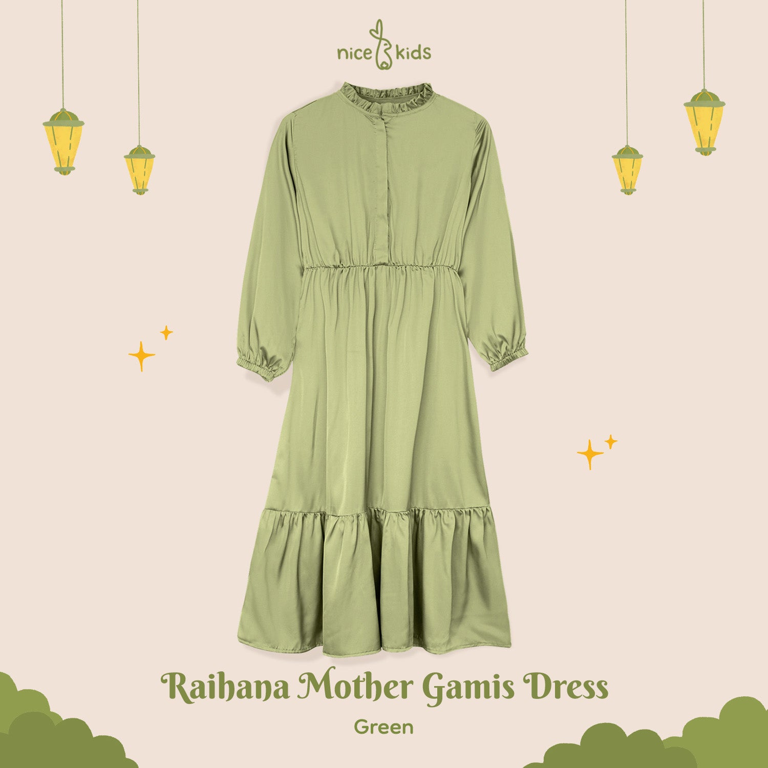 Raihana Mother Gamis Dress