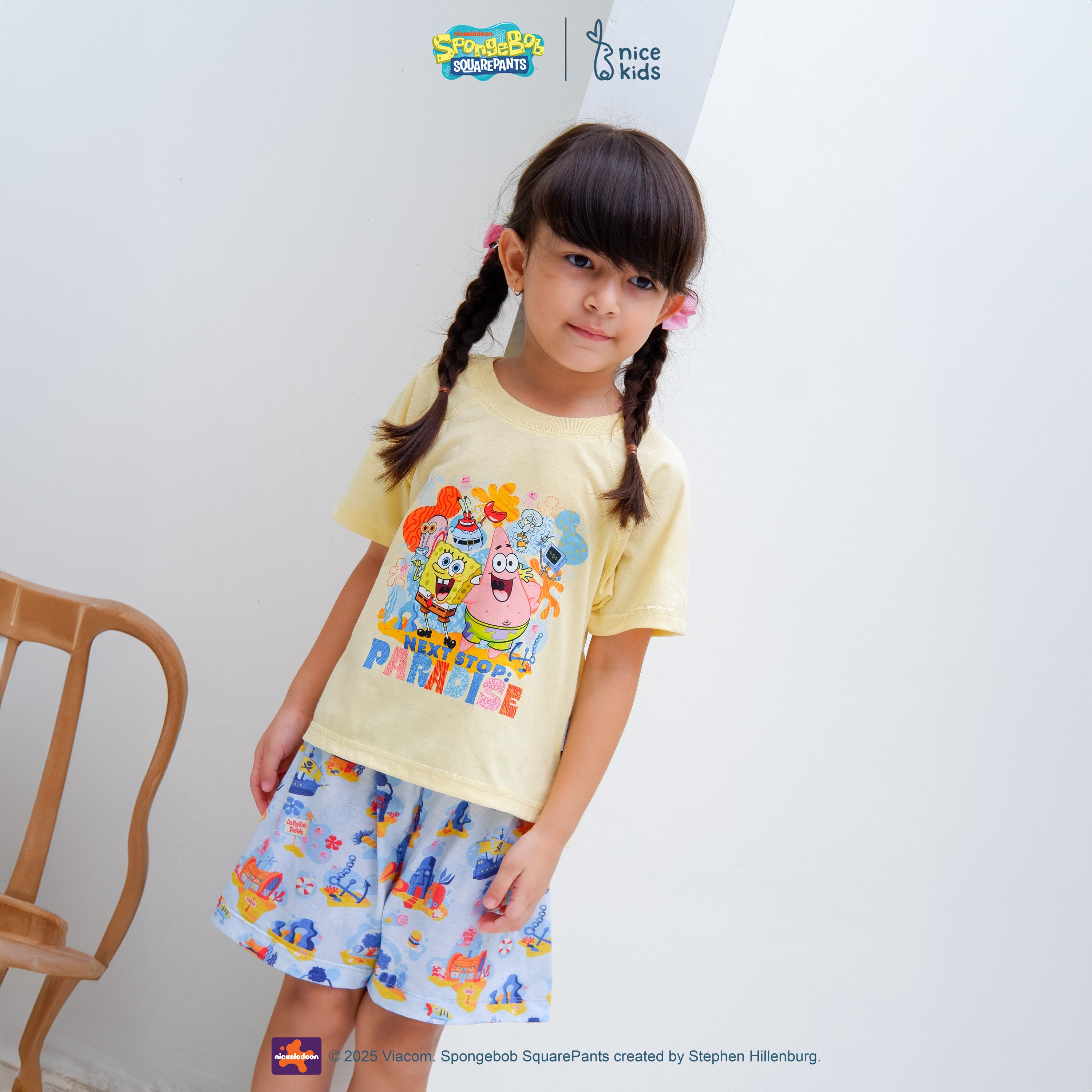 Spongebob Raglan Set