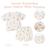 Tencel Dreamland Short Sleeve Baby Pajamas