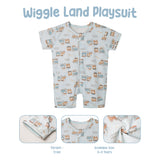 Wiggle Land Playsuit Jumper Bayi Tidur Newborn Bermotif 0-2 Tahun