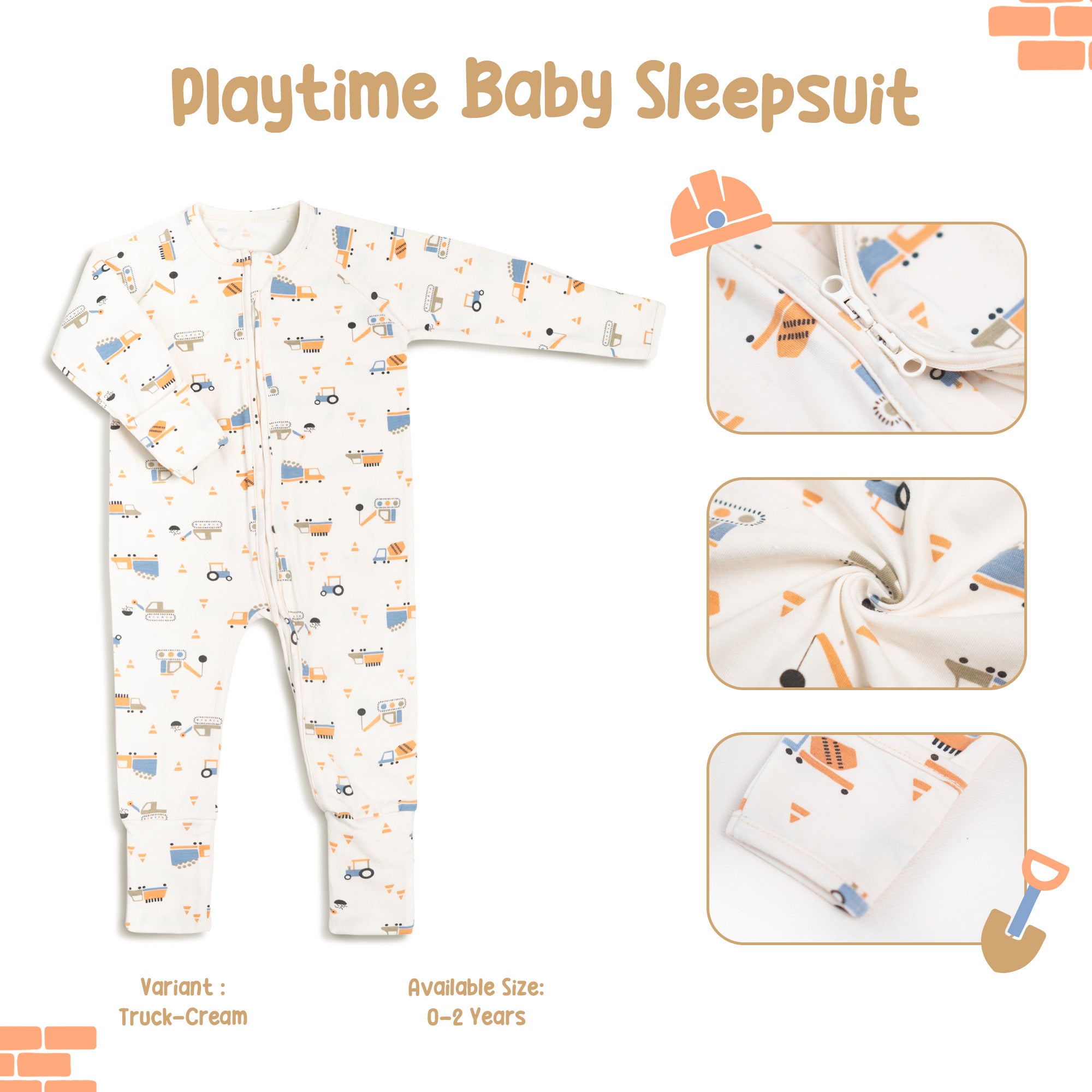 Playtime Baby Sleepsuit