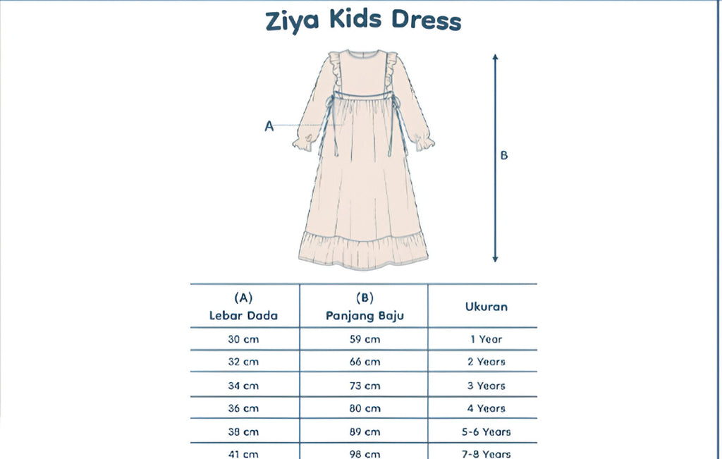 product size chart