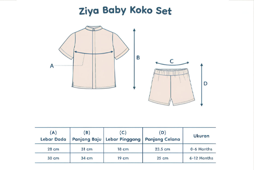 product size chart