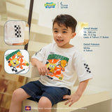 SpongeBob SquarePants Collection - Racer Tee Kaos Anak Unisex Gambar Kartun 1-8 Tahun