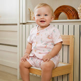 Tencel Dreamland Short Sleeve Baby Pajamas