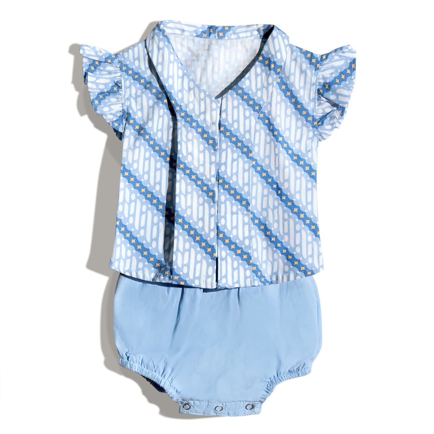 Kutubaru Batik Bodysuit Baby Girl