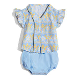 Kutubaru Batik Bodysuit Baby Girl