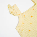 Pointelle Ruflle Tanktop Set