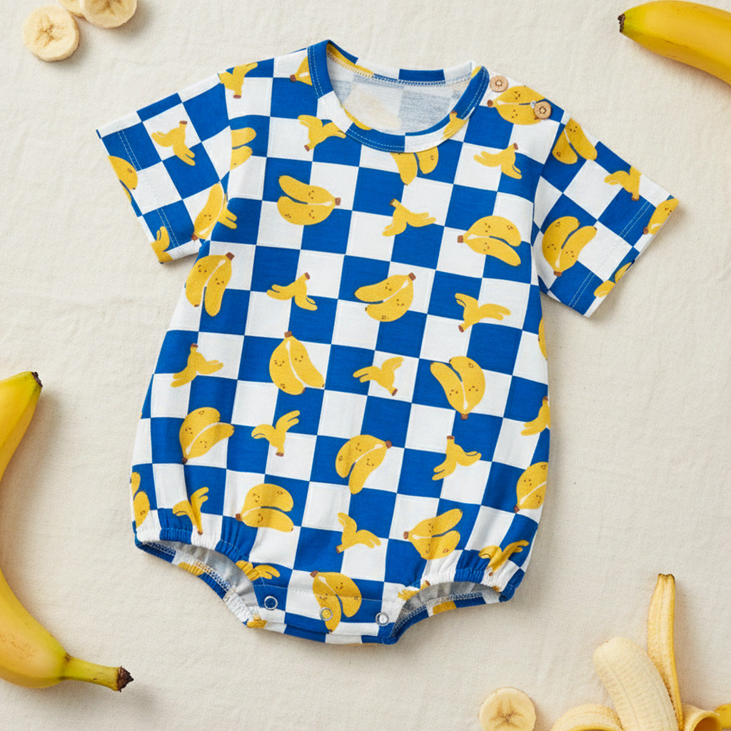 Fruit Checkered Bodysuit