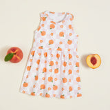 Fruit Checkered Dress