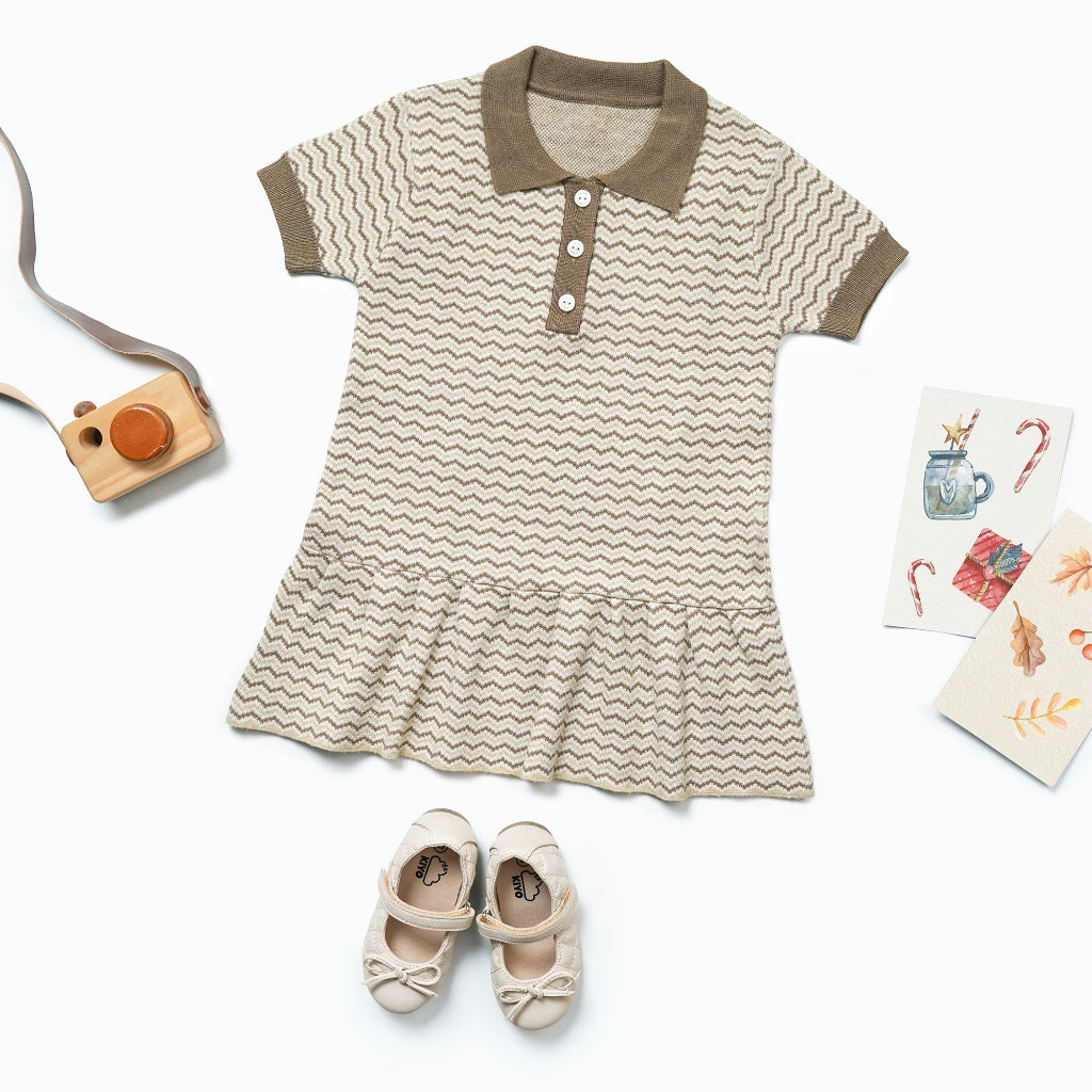 Knitted Polo Dress