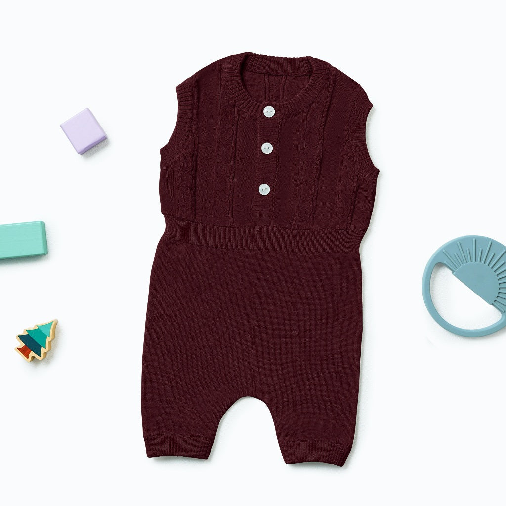 Knitted Baby Romper