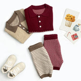 Knitted Polo Set