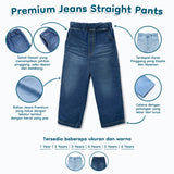 Premium Jeans Straight Pants