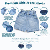 Premium Girls Jeans Short
