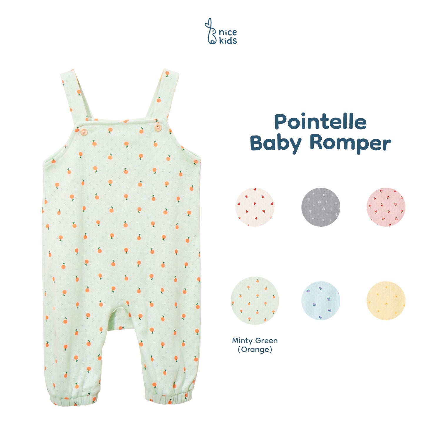 Pointelle Baby Romper