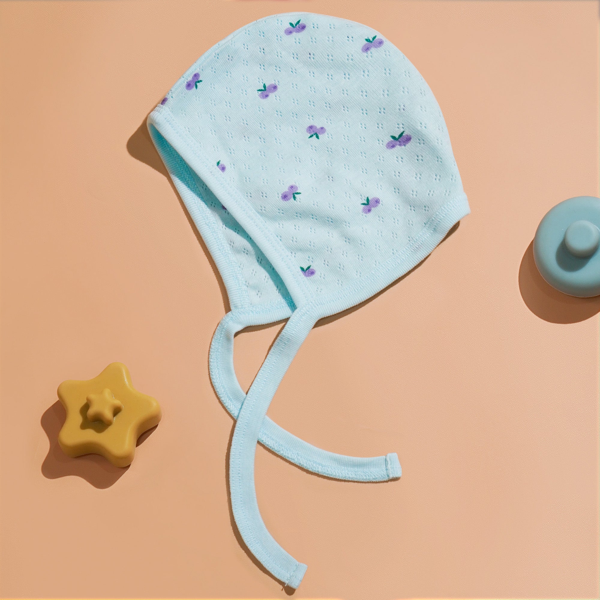 Pointelle Baby Bonnet Hat