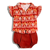 Kutubaru Batik Bodysuit Baby Girl